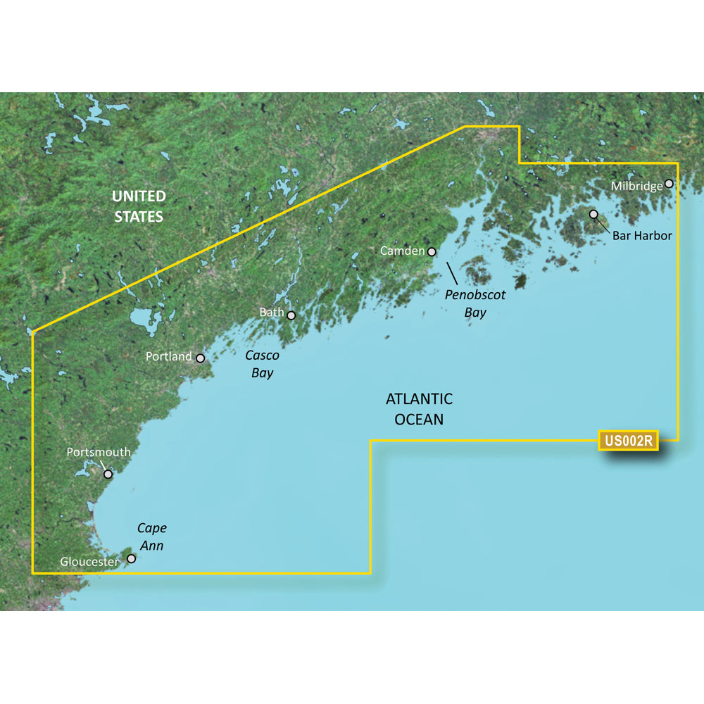 Garmin BlueChart g3 Vision HD - VUS002R - South Maine - microSD/SD [010-C0703-00]