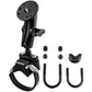 RAM Mount U-Bolt ATV/UTV Strap w/Double Socket Arm and 1/4 -20 Mounting Bolt Base [RAM-B-149Z-2-202A]