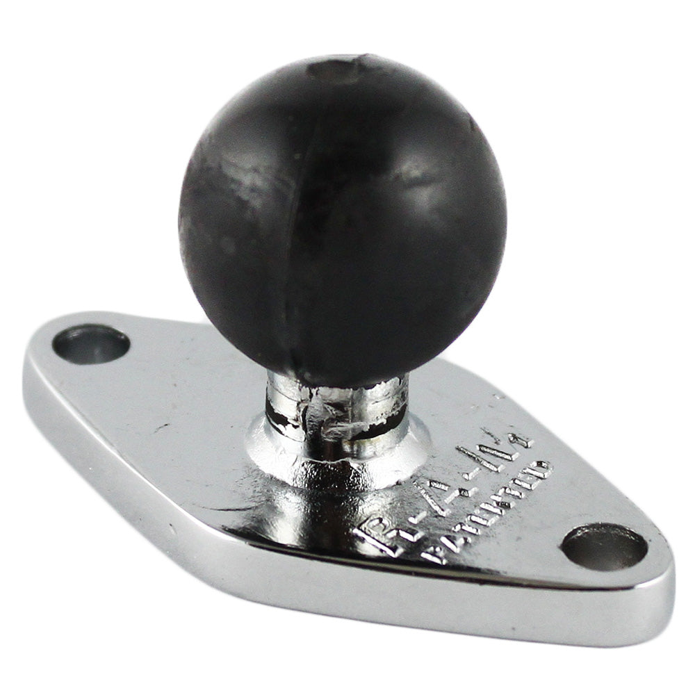 RAM Mount Chrome Diamond Base w/1" Ball [RAM-B-238CHU]