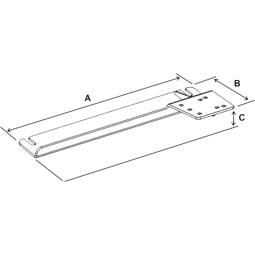 RAM Mount No-Drill Vehicle Base f/ 10-13 Ford Transit Connect + More [RAM-VB-175]