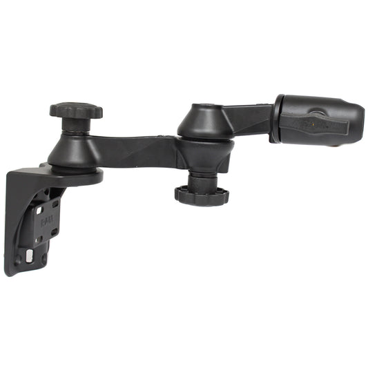 RAM Mount Vertical Mounting Base w/Double 6" Swing Arm  Swivel Single Socket f/1.5" Balls [RAM-109VS-5NBU]