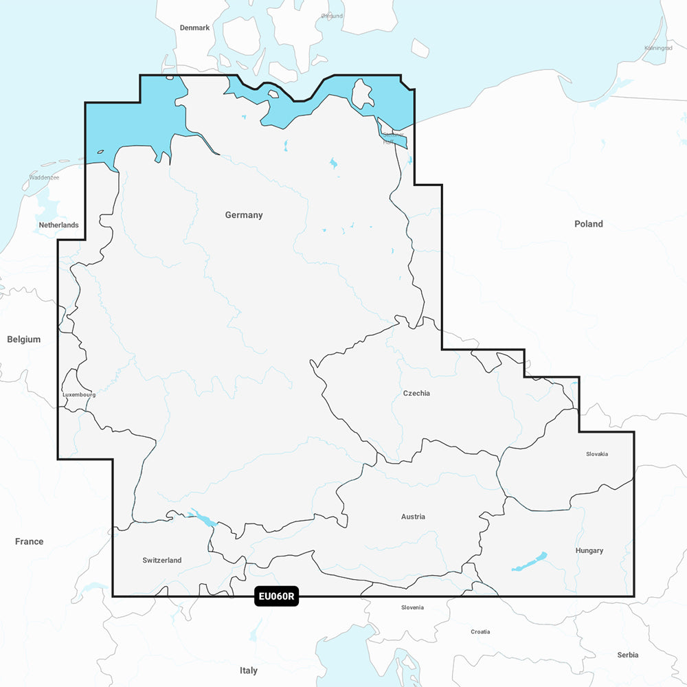 Garmin Navionics Vision+ NVEU060R - Germany, Lakes  Rivers - Inland Marine Chart [010-C1255-00]